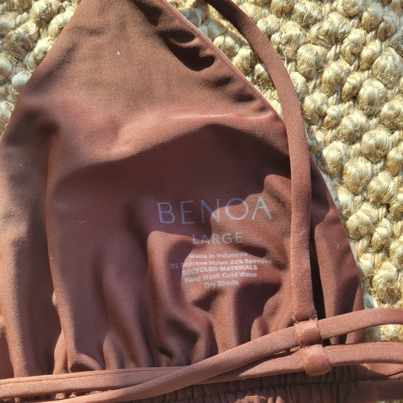 Benoa Swim Siena Bikini Top in Cacao Brown - Picture 6 of 7